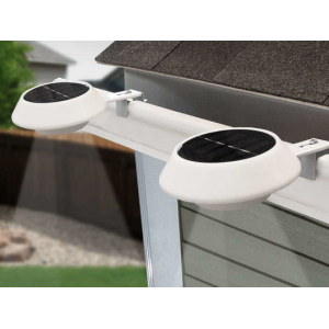 Grab 2 Pack Round Solar Gutter & Garden Lights For  $24.99 At LivingSocial.com