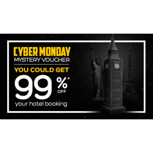 Cyber Monday Mystery Voucher You Could Get 99% Off At Hotels.com