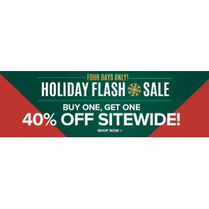 Holiday Flash Sale : Buy One Get One + 40% Off Sitewide At Blinds.com
