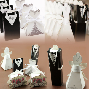 Buy Wedding Party Bride Groom Candy Gift Favour Ribbon Boxes Bag For $7.12 At Ebay.com