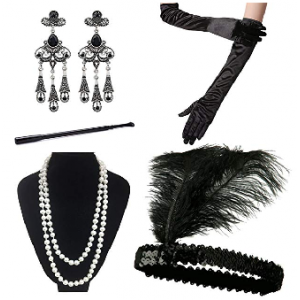 Grab Womens 1920s Fashion Great Gatsby Flapper Costume Accessories $14.99 At Amazon