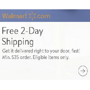 Free 2-Day Shipping On Any Product At Walmart