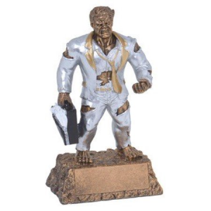 Monster Salesman Trophy - Salesperson Hulk Award - Corporate Business Sales Achievement Contest Trophy $31.47 At Walmart