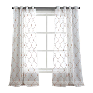 Grommet Top Voile Sheer Window Curtains for Living Room $22.99 At Amazon 