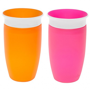 Munchkin Miracle 360 Sippy Cup, Pink/Orange $11.29 At Amazon