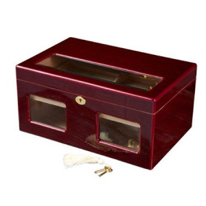 Best selling glass top cherry humidor $144 At Walmart