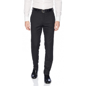 Men's Shadow Check Stretch Slim Fit Dress Pant $39.99 At Amazon