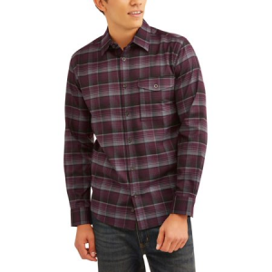 Men's Long Sleeve Poly Flannel $18.44 At Walmart