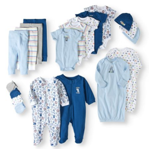 Newborn Baby Boy 20 Piece Layette Baby Shower Gift Set $39.50 At Walmart