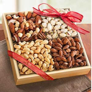 Savory Favorites Assorted Nuts Tray $26.95.