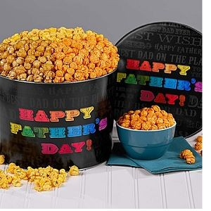 Say it in Color Father's Day Popcorn Tin $34.00.