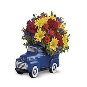 Teleflora's '48 Ford Pickup Bouquet - Deluxe $47.66.