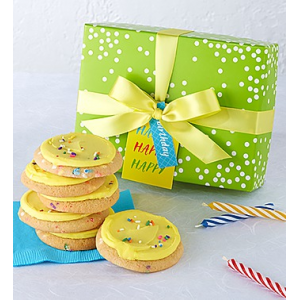 Happy Birthday Cookie Box  6pcs at $14.95.