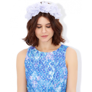 HERMIONE FLOWER BAND FASCINATOR AT $.12.50.