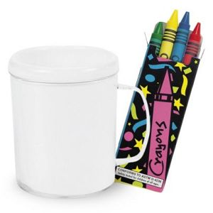 DIY Decorate a Mug and Crayons Kit (Each) At $1.99