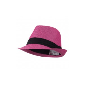 Pleated Hat Band Straw Fedora Hat at $18.49.