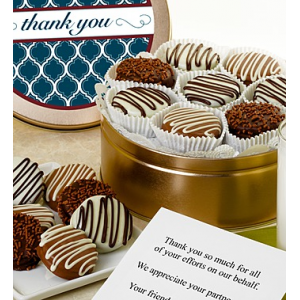 Thank You! Belgian Chocolate Covered Oreo? Tin at $39.99