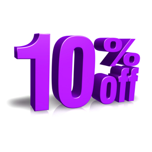 Get 10% off on Site wide