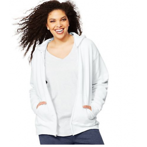 Just My Size Fleece Full-Zip Women's Hoodie $14.99