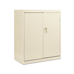 Alera All Steel Assembled Storage Cabinet 36w x 18d x 42h Putty At $175.95