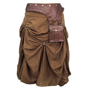 ISHA COTTON STEAMPUNK SKIRT At  $38.00