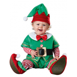 TODDLER SANTA'S LIL ELF INFANT COSTUME At $47.99