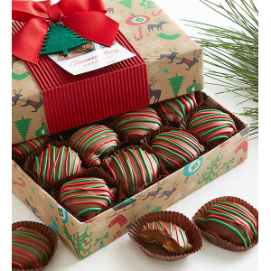 Holiday Milk Chocolate Pixies 1lb Holiday Joy Wrap At $24.99