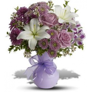 Precious In Purple Bouquet - Deluxe At $38.66 