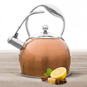 Wolfgang Puck 2.2-Quart Tea Kettle - Assorted Colors At $ 19.88