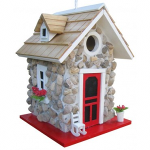 Home Bazaar Fieldstone Guest Cottage Birdhouse At $33.99