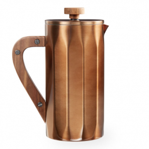 Starbucks Stainless Steel Coffee Press with Walnut Handle Copper 8-cup At $49.95