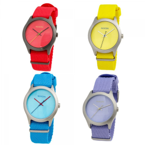 Flat 76% Off on Nixon Mod Stainless Steel Textile Quartz Women's Watch