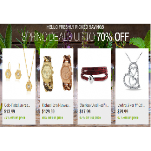 Spring Deals : Upto 70% Off on Jewelry