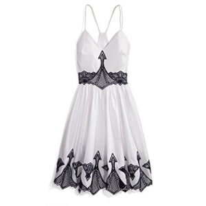 Get Jonathan Simkhai Women's Embroidered Poplin Dress At $525