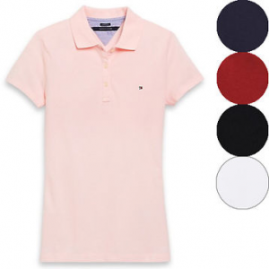 Flat 60% Off on Tommy Hilfiger Women's Heritage Fit Polo