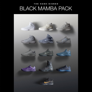 The Kobe Bryant Hand-Signed NIKE Black Mamba Pack At $24,000.00