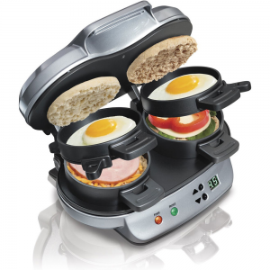 Grab Hamilton Beach Dual Breakfast Sandwich Maker Just At $29.99