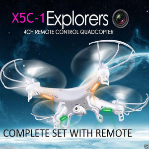 Syma X5C-1 Explorers 2.4GHz 4CH 6 Axis Gyro RC Quadcopter With HD 2MP Camera At $37.95