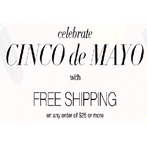 Cinco De Mayo Special : Free Shipping on Oder Of $25 & Above