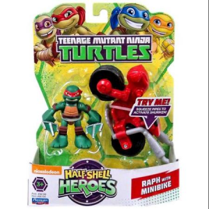 Teenage Mutant Ninja Turtles Raph with Mini Cycle At $7.58