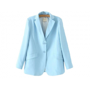 Get Shefetch Women's 2015 Autumn 3 Sizes Polyester Button Womens Suits Separates At $44.08