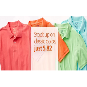 Grab Classic Polo Tees Just Starts At $5.82