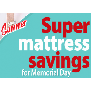 Memorial Day Offer : Super Savings on Mattress,Outdoors & Lot More