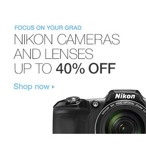 Get Upto 40$ Off on Nikon Cameras & Lenses