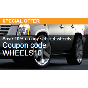 Special Offer : Save 10% on Any Set Of 4 Wheels