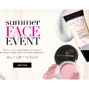 Summer Face Event : Makeup Buy 1, Get 1 for $2.99