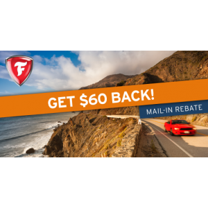 Get $60 back on a set of 4 select Firestone tires!