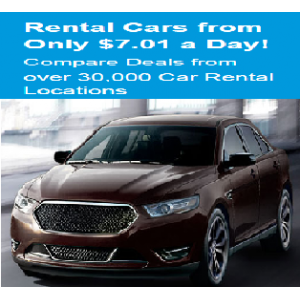 Get Rental Cars Only $7.01 a Day At CheapOair