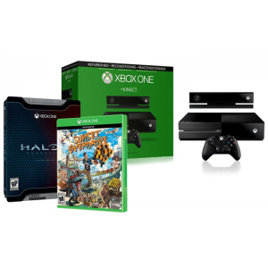 Xbox One Console with Kinect and Halo 5 Limited Edition and Sunset Overdrive At $299.99 (groupon)