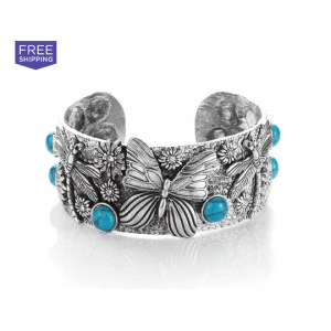 Carved Southwest Turquoise Cuff Bracelet At $11.99 (Livingsocial)